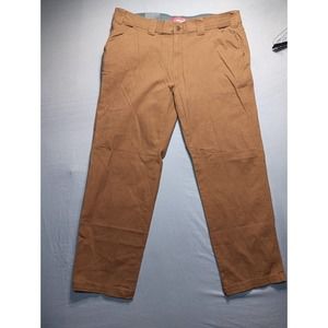 Coleman Men's Tear Resistant Stretch Utility Pant Size 38 X 30 Copper color